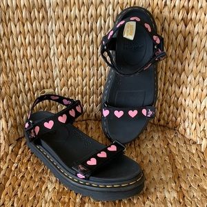 dr martens heart sandals